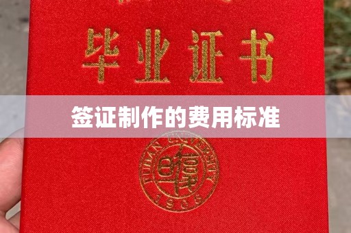 涿州签证制作的费用标准